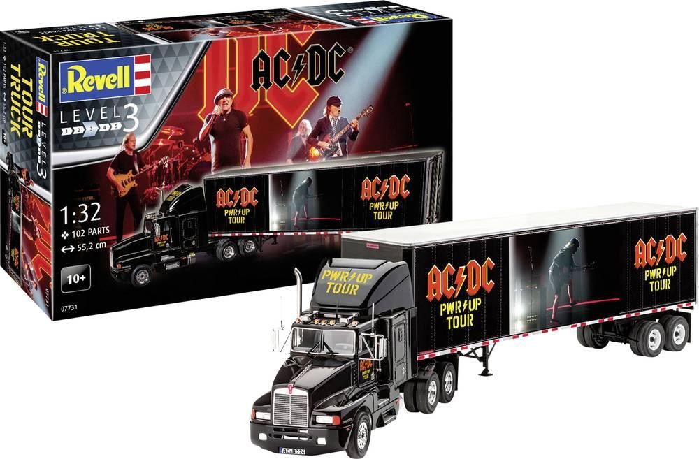 Revell 07731 AC/DC Tour Truck & Trailer Power Up Truckmodell