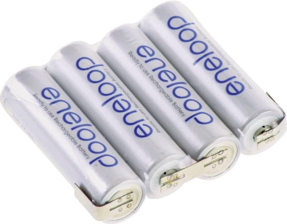 Panasonic eneloop Reihe F1x4 Akkupack 4x Mignon (AA) Z-Lötfahne NiMH