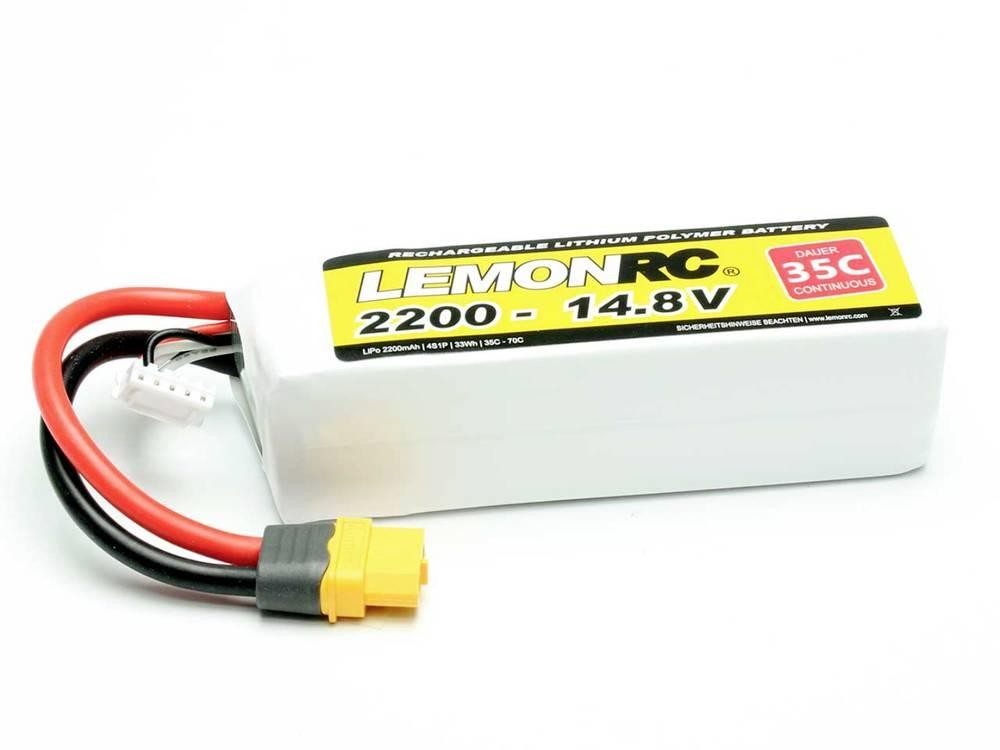 LemonRC Modellbau-Akkupack (LiPo) 14.8V 2200 mAh Zellen-Zahl: 4 35 C