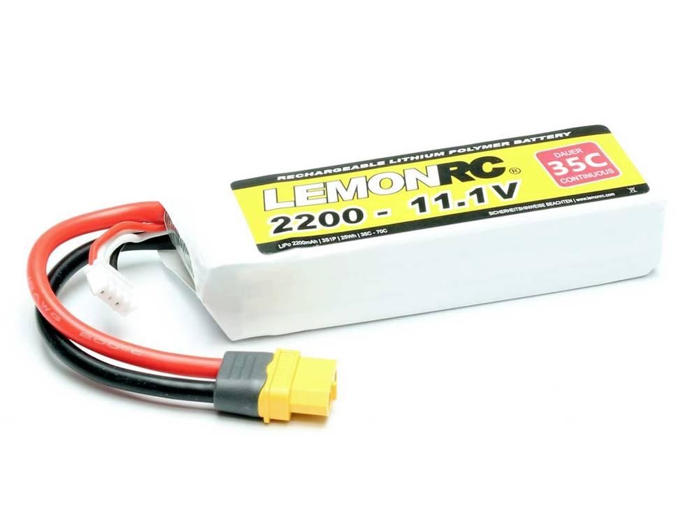 LemonRC Modellbau-Akkupack (LiPo) 11.1V 2200 mAh Zellen-Zahl: 3 35 C
