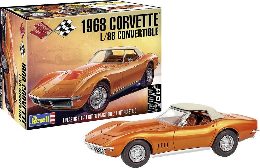 Revell 14572 '68 Corvette L-88 Roadster Automodell Bausatz 1:25