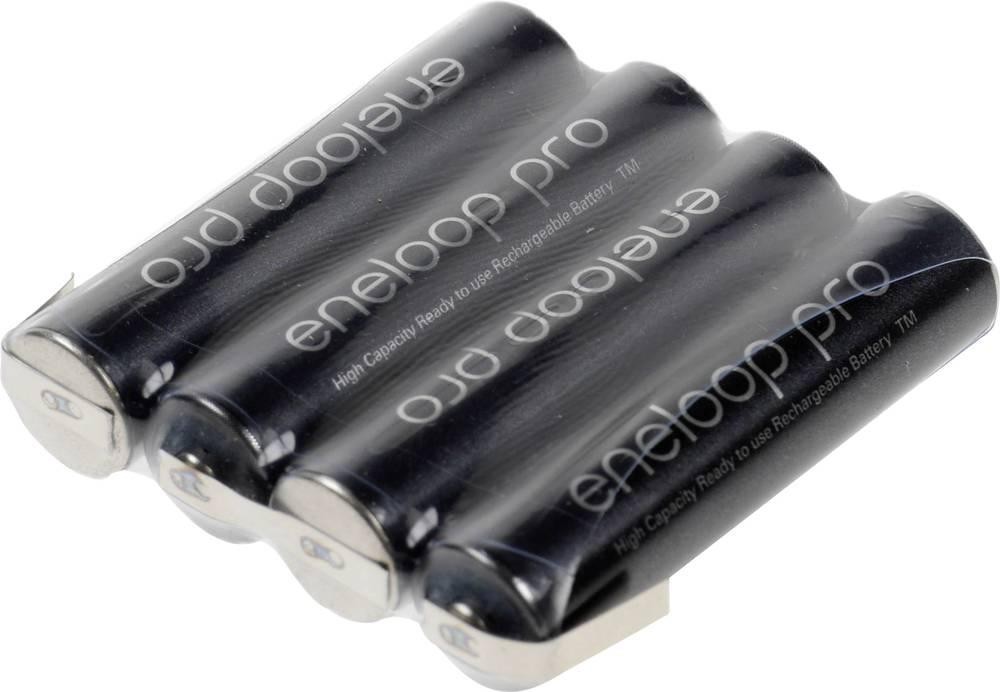 Panasonic eneloop Pro Akkupack 4x Micro (AAA) Z-Lötfahne NiMH 4.8V