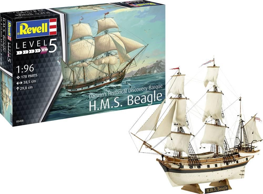 Revell 05458 Darwin's Historical Discovery Barque H.M.S. Beagle