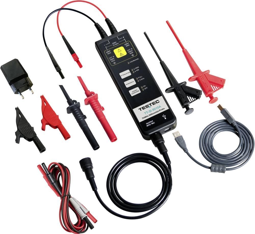 Testec TT-SI 8010A Differential-Tastkopf 70MHz 100:1, 1000:1