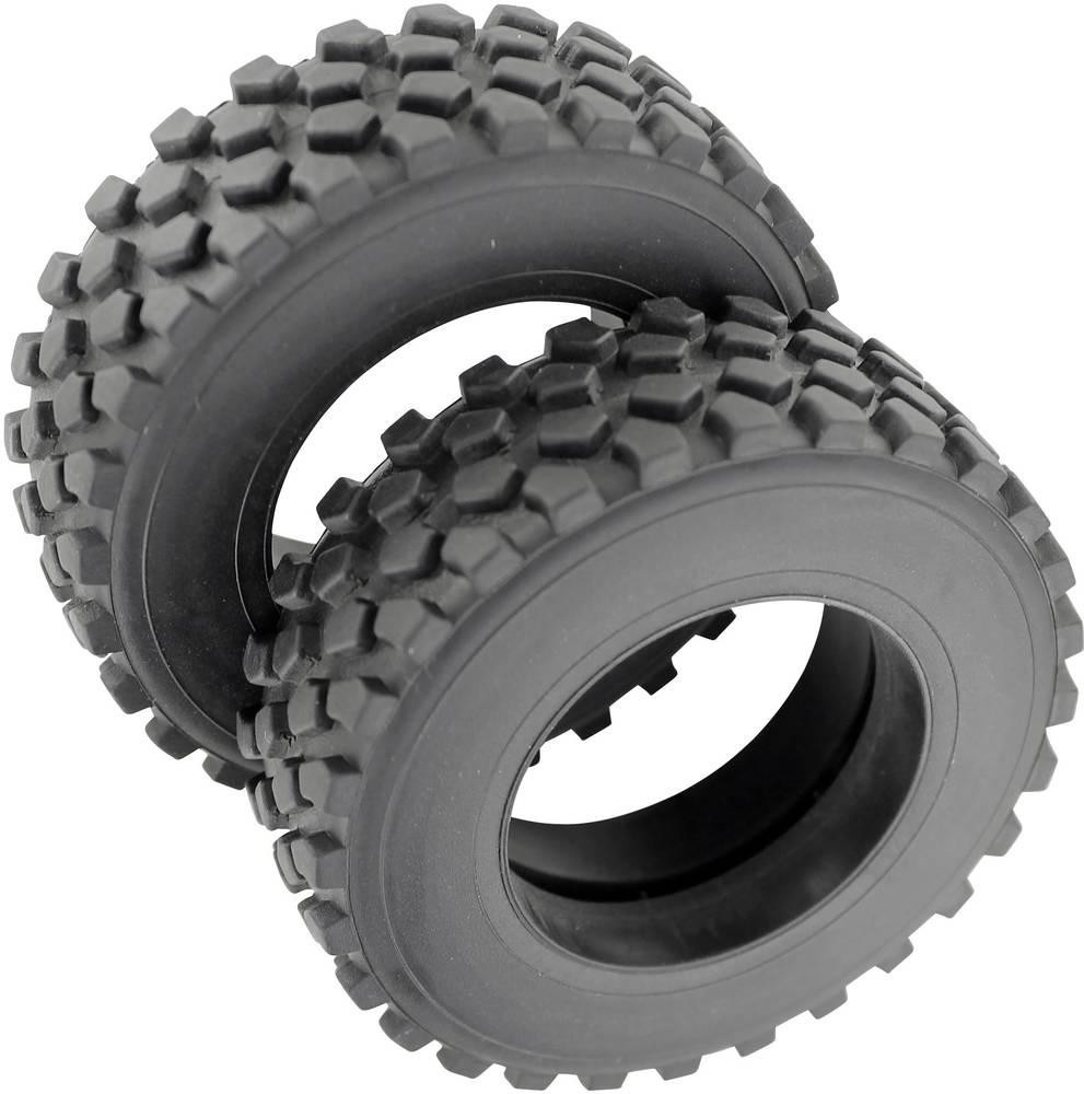 Veroma 1:16 LKW Reifen 22mm Gelände 2St.