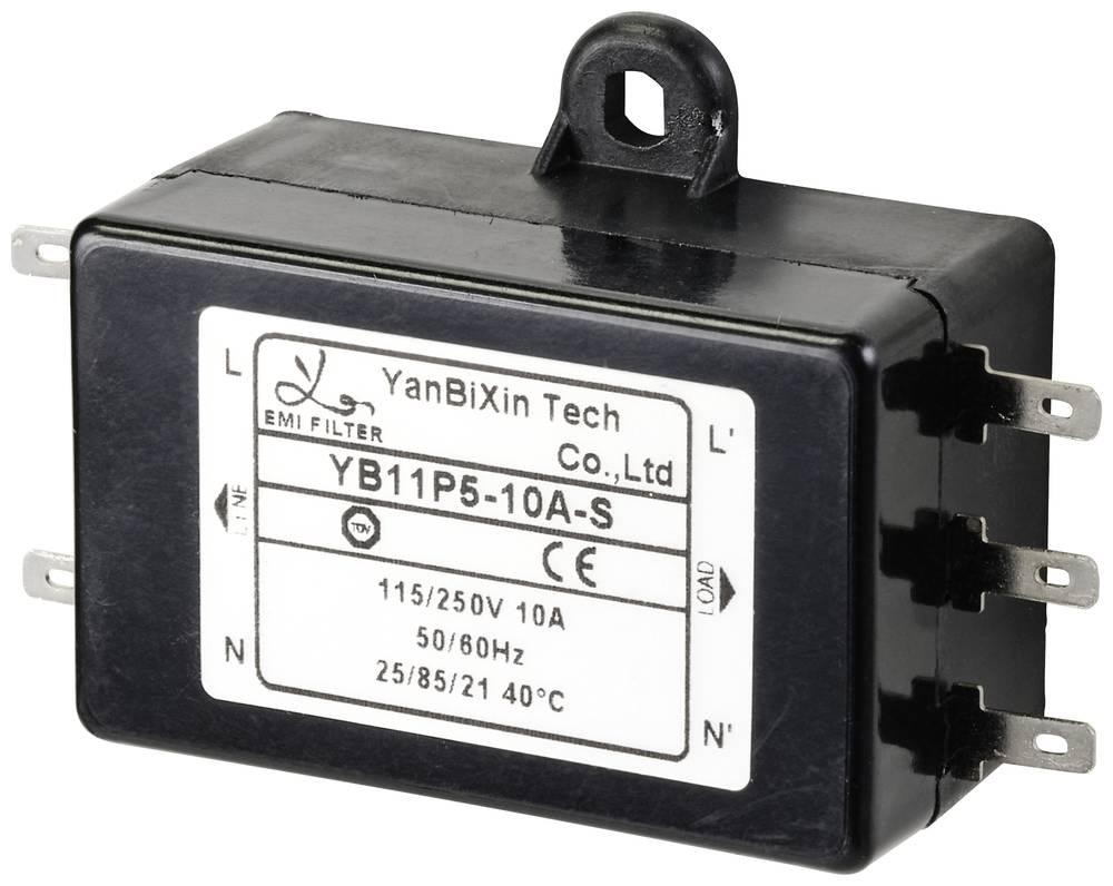 TRU COMPONENTS TC-10471952 Netzfilter 250 V/AC 10A 0.3 mH (L x B x H)
