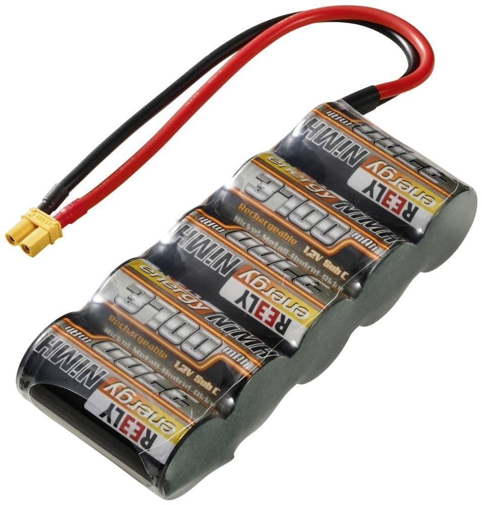Reely Modellbau-Akkupack (NiMh) 6V 3700 mAh Zellen-Zahl: 5 Sub-C Side-