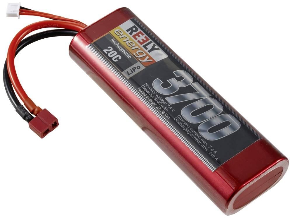 Reely Modellbau-Akkupack (LiPo) 7.4V 3700 mAh Zellen-Zahl: 2 20 C