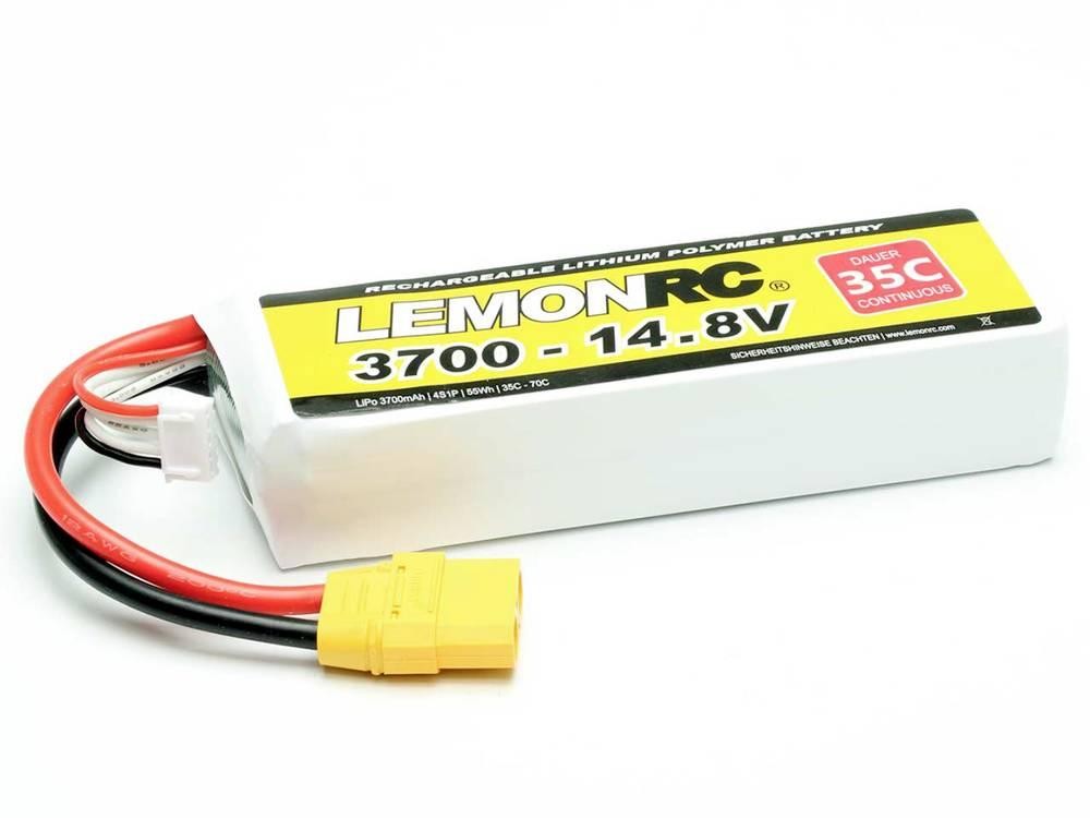LemonRC Modellbau-Akkupack (LiPo) 14.8V 3700 mAh Zellen-Zahl: 4 35 C