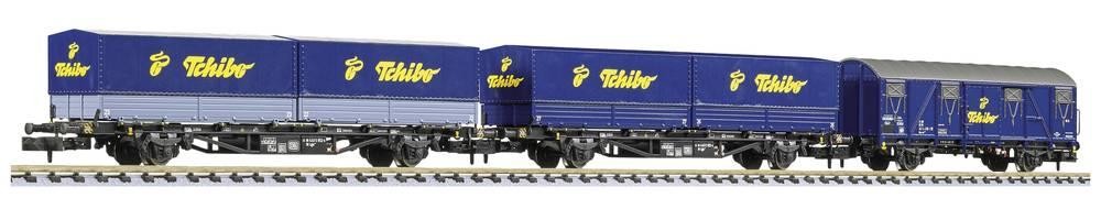 Liliput L260112 N 3er-Set Güterwagen Tchibo-Zug der DB AG