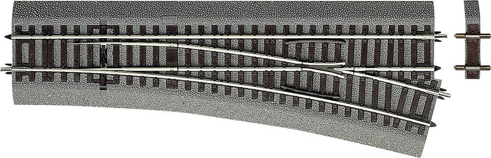 H0 RocoLine (con Bettung) 42535 Weiche, destra 230mm 1 pezzo