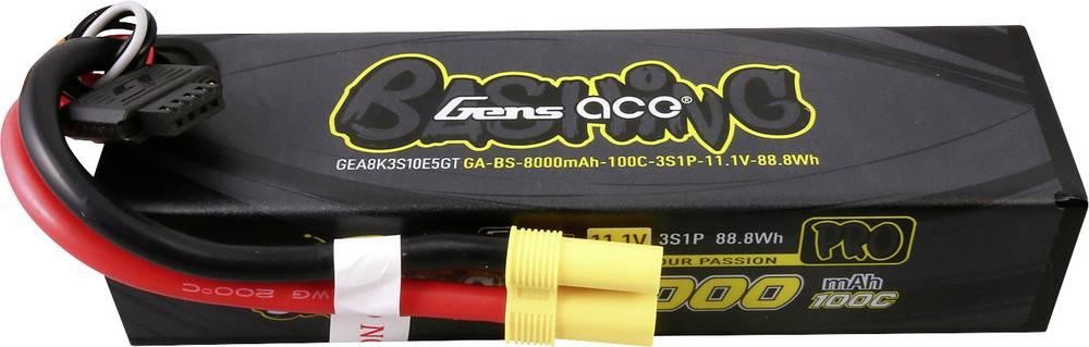 Gens ace G-Tech 8000mAh 11.1V 100C 3S1P Lipo Battery Pack with EC5-