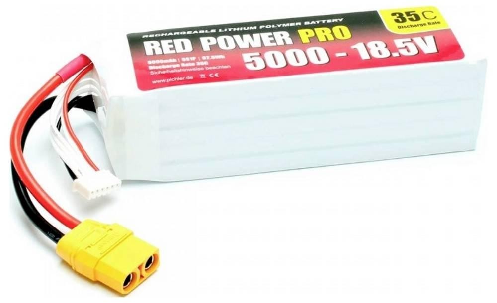 Red Power Modellbau-Akkupack (LiPo) 18.5V 5000 mAh 35 C Softcase XT90
