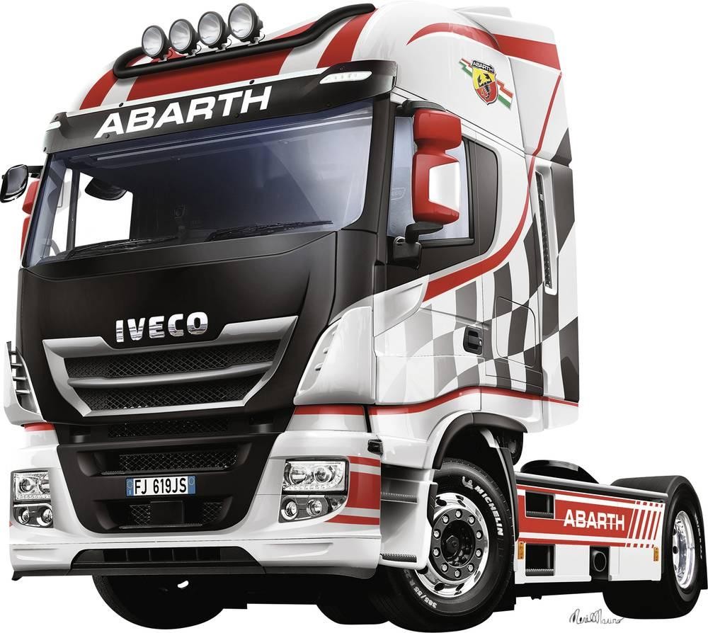 Italeri Iveco Hi-Way E5 Abarth Truck/Trailer model Assembly kit 1:24 -