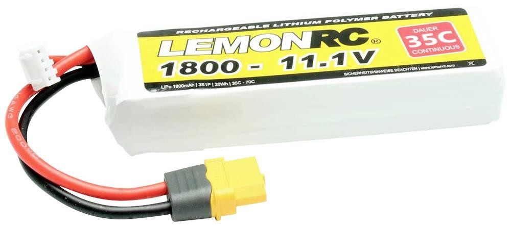 LemonRC Modellbau-Akkupack (LiPo) 11.1V 1800 mAh Zellen-Zahl: 3 35 C