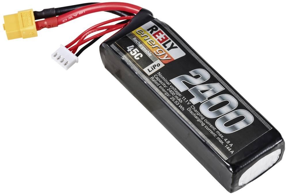 Reely Modellbau-Akkupack (LiPo) 11.1V 2400 mAh Zellen-Zahl: 3 45 C