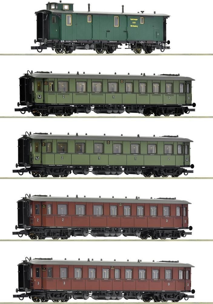 Roco 6200076 H0 5er-Set Schnellzug der K.W.St.E