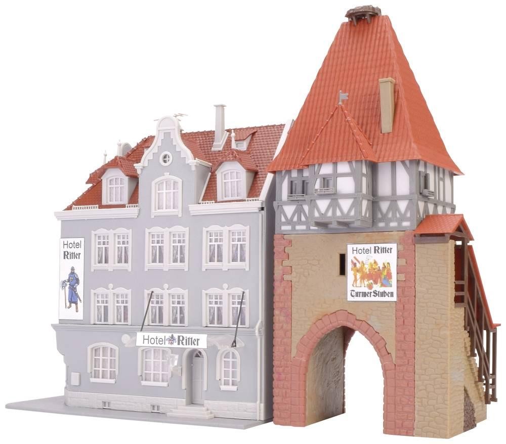 Kibri 12507 H0 Hotel Ritter with Stadttor - Sonderserie