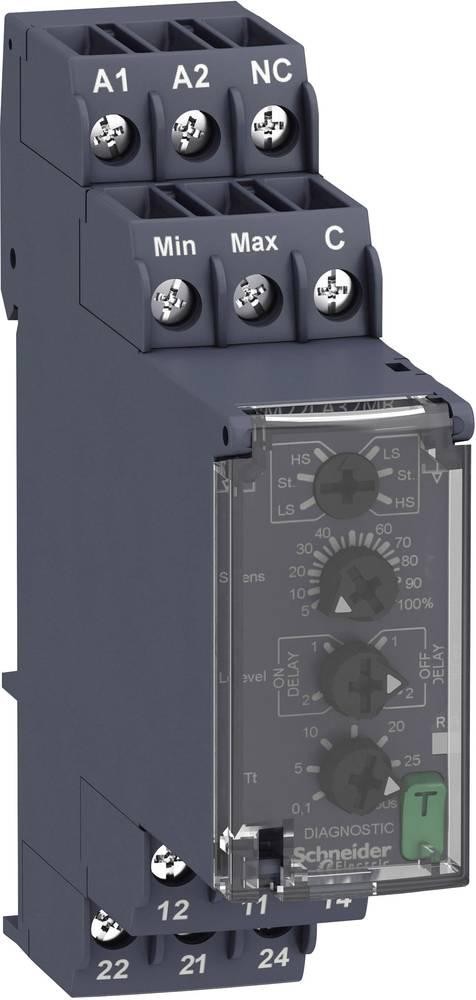 Schneider Electric Level Monitoring Relay, 1 Phase, DPDT, DIN Rail -