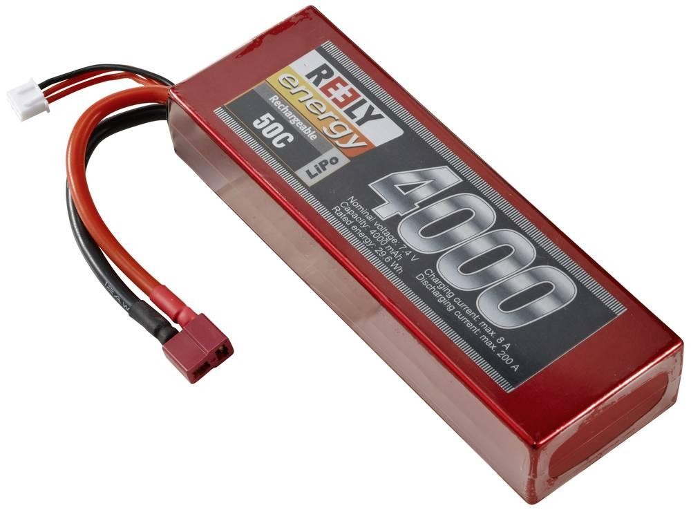 Reely Modellbau-Akkupack (LiPo) 7.4V 4000 mAh Zellen-Zahl: 2 50 C
