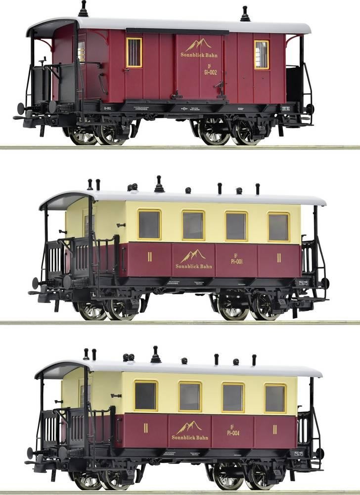 Roco 6200063 H0 3er-Set Zahnradbahn-Personenzug der Sonnblick-Bahn