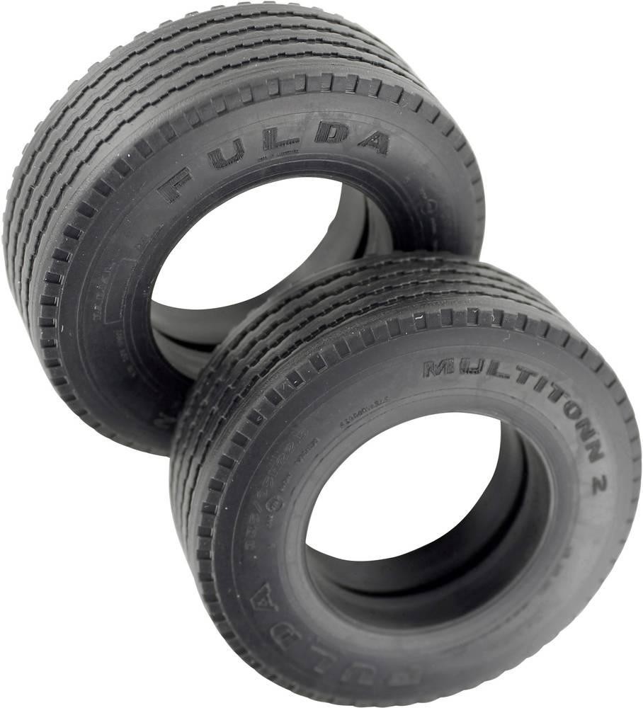 Veroma 1:16 LKW Reifen 22mm Straßenprofil 2St.