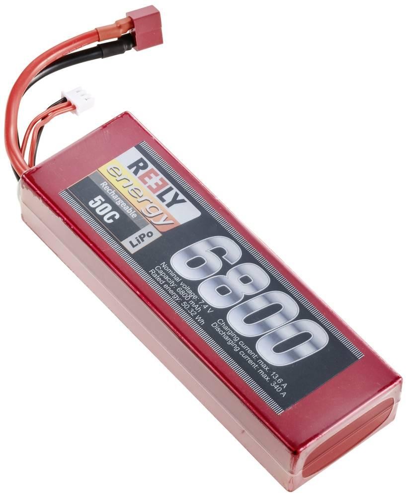 Reely Modellbau-receiverrechargeable battery (LiPo) 7.4V 6800 mAh