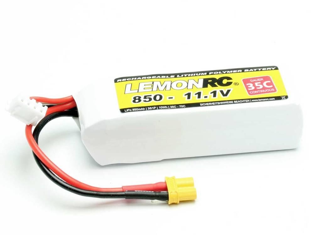 LemonRC Modellbau-Akkupack (LiPo) 11.1V 850 mAh Zellen-Zahl: 3 35 C
