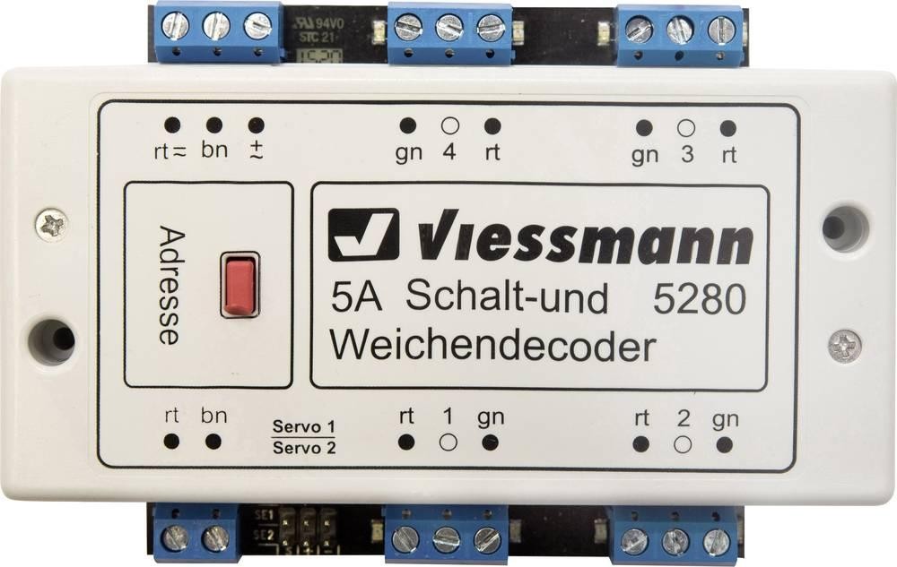Viessmann Modelltechnik 5280 Schalt- and Weichendecoder Baustein