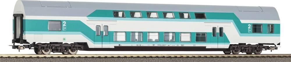 Piko H0 53116 H0 Doppelstocksitzwagen DBuz 747.3 mintgrün der DR