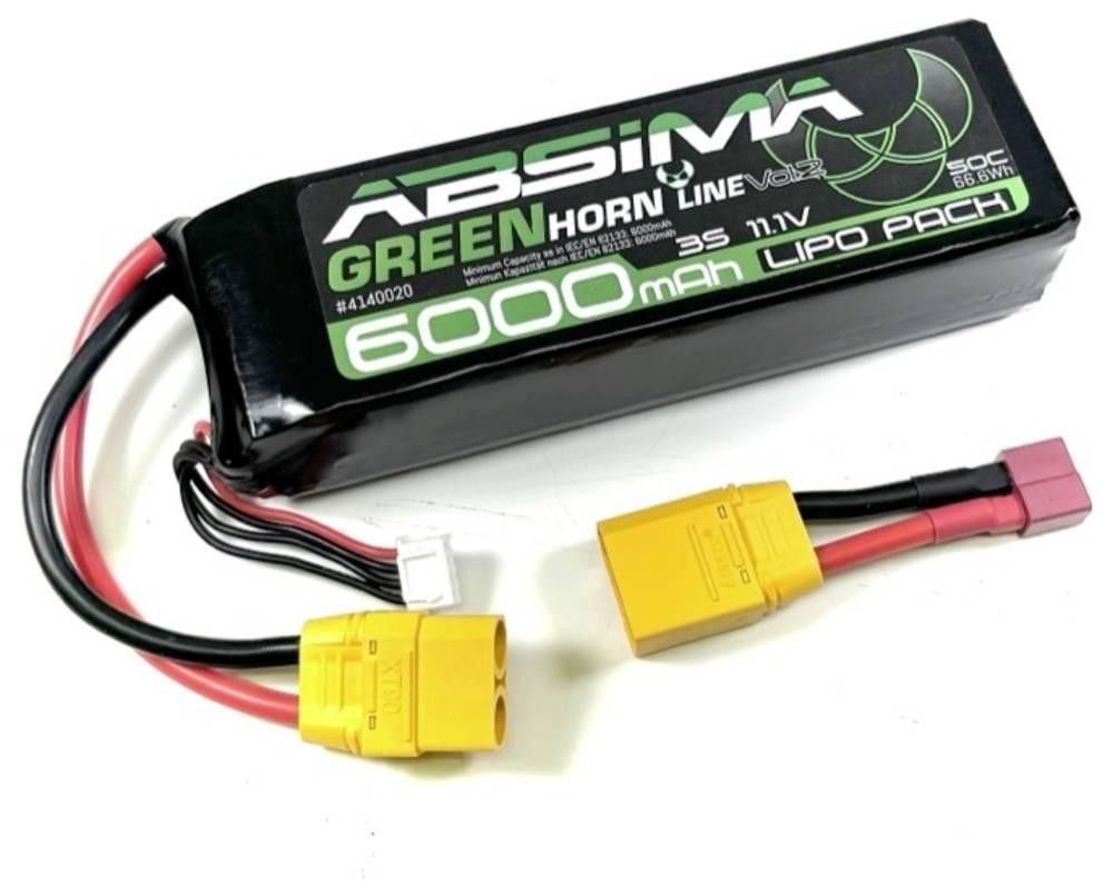Absima Modellbau-Akkupack (LiPo) 11.1V 6000 mAh Zellen-Zahl: 3 50 C