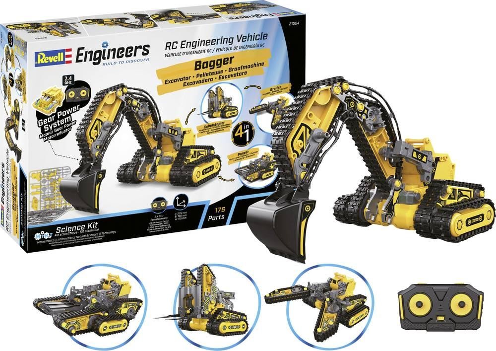 Revell Engineers 21304 Engineering Vehicle 4in1 Elektro RC