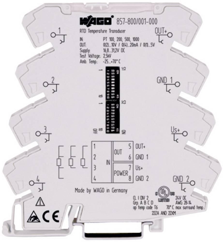 WAGO Konfigurierbarer Temperaturmessumformer for Pt-Sensoren and