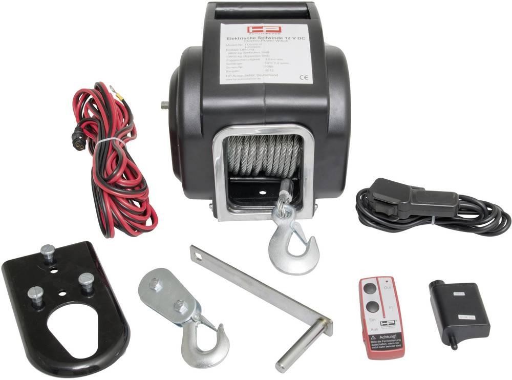 HP Autozubehör Seilwinde 20605 Zugkraft (rollend)=6.8kg Kabel-remote