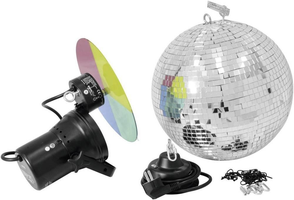 Eurolite Mirror ball set 30cm with pinspot Multicolour - Eurolite
