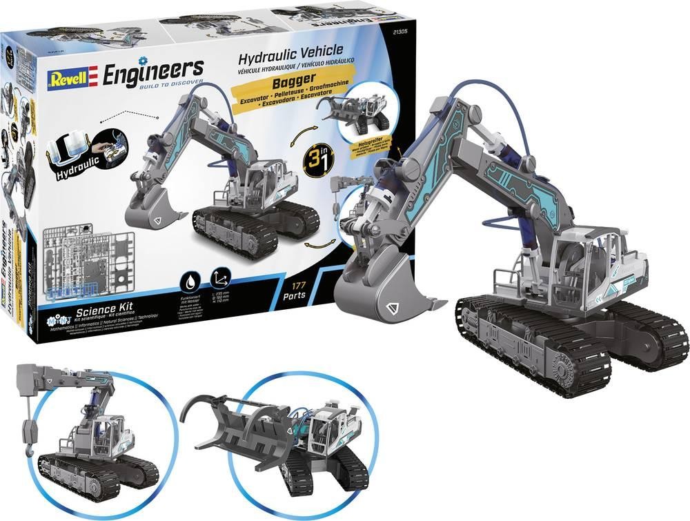 Revell Engineers 21305 Hydraulic Excavator 3in1 1:24 Elektro RC