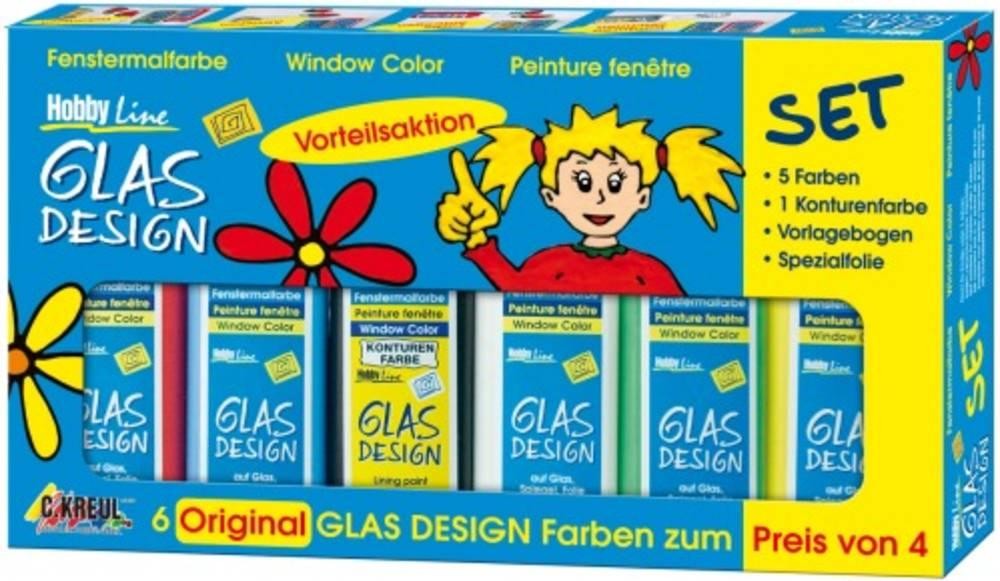Vedes Window Color Glas Design Aktions-Set