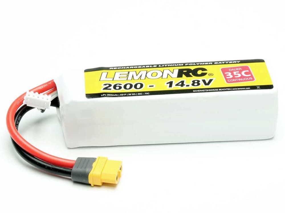 LemonRC Modellbau-Akkupack (LiPo) 14.8V 2600 mAh Zellen-Zahl: 4 35 C
