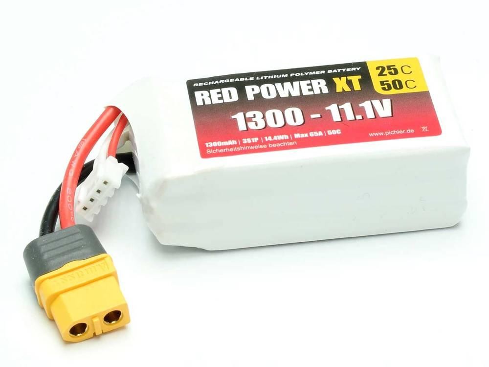 rouge Power Modellbau-Akkupack (LiPo) 11.1V 1300 mAh Softcase XT60