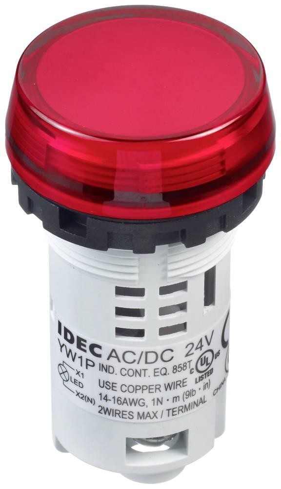 Idec Meldeleuchte blanc, Rot 24 V/AC, 24 V/DC