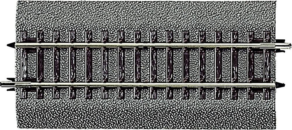 H0 RocoLine (avec Bettung) 42511 Diagonalgerade 119mm 6St.