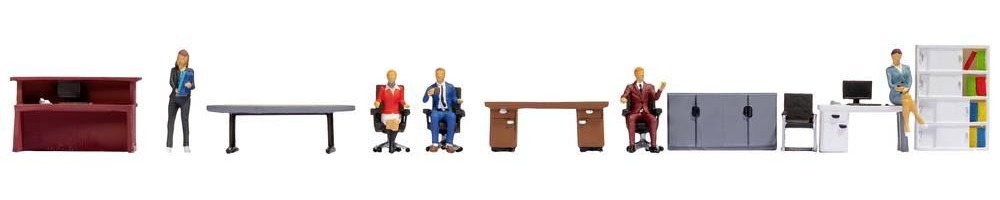 NOCH H0 Figuren-Themenwelt \ Büro\ 16251 Bemalt