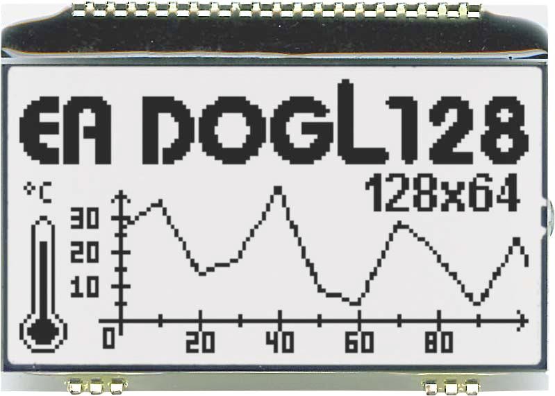DISPLAY VISIONS LCD-Display (B x H x T) 68 x 51 x 2.8mm