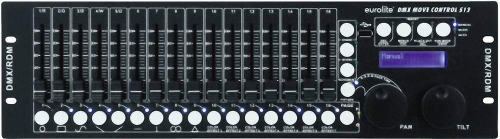 Eurolite DMX Move Control 512 DMX Controller 32-voie 19 Zoll-Bauform