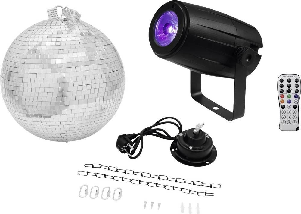 Eurolite LED Discokugel-Set avec Motor, avec LED-Beleuchtung 30 cm