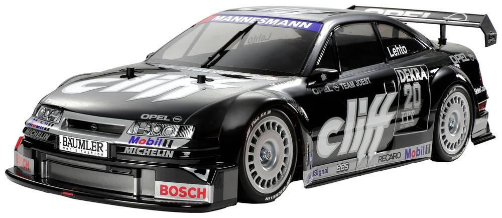 Tamiya Opel Calibra V6 Cliff black Brushed 1:10 RC Modellauto Elektro