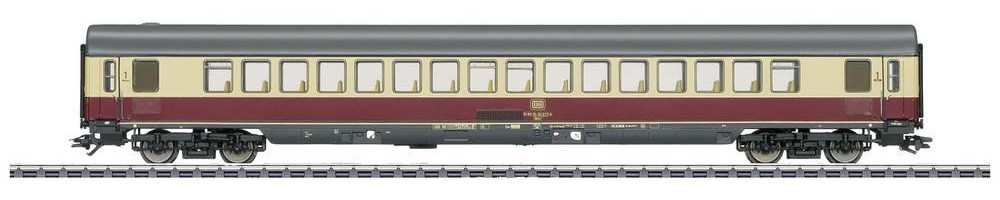 Märklin 43861 H0 Schnellzugwagen Purpurrot/Beige 1. Klasse der DB