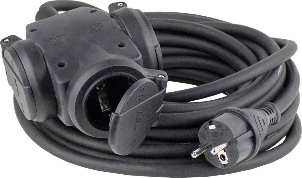 AS Schwabe 60446 Strom extension cable 16A black 10.00m H07RN-F 3G 2,