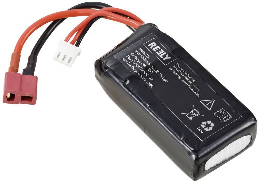 Reely Modellbau-Akkupack (LiPo) 7.4V 1800 mAh Zellen-Zahl: 2