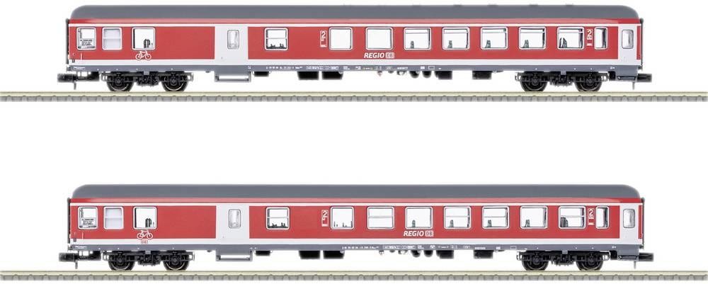 MiniTrix 18258 N pack of 2-Set Personenwagen RE 7 Freizeitexpress